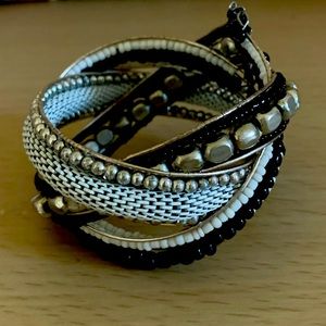 Cool white and black bracelet